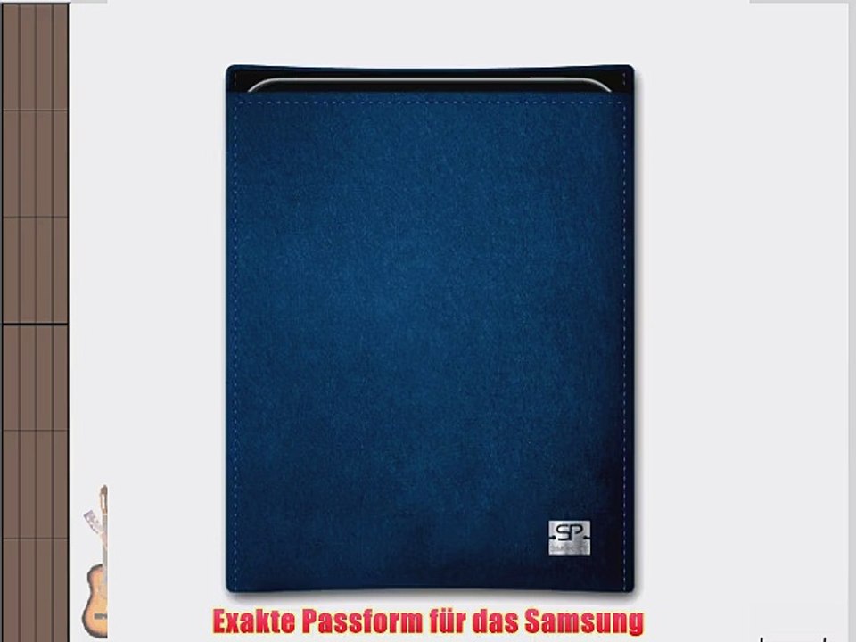 SIMON PIKE Case H?lle Bern V petrol f?r Samsung Galaxy Note 8.0 aus Filz