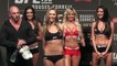 UFC 190 Ronda Rousey vs Bethe Correia Weigh-in Faceoff