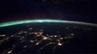 NASA muestra auroras boreales sobre México, Canadá y EEUU vistas desde la EEI