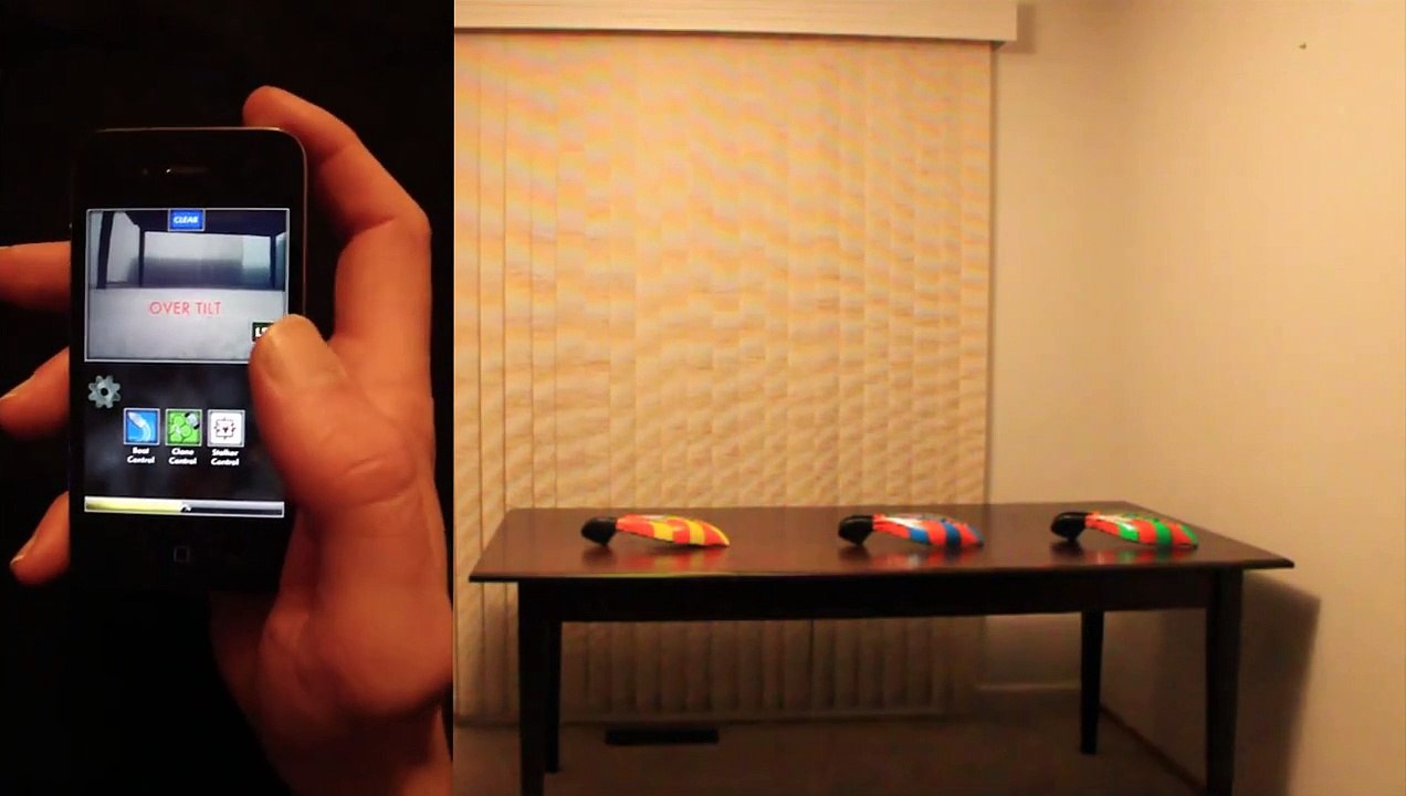 AR.Drone Autonomous Flight object tracking via Drone Master iPhone App