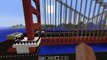 Construcciones en Minecraft/ Cap 1/ Puente Golden Gate ( San Francisco )