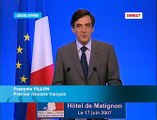 2ème tour elections legislatives : Discours François Fillon