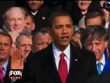 Presidential Inauguration 2009 - Obama has trouble speaking!!!