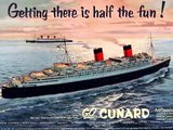 RMS Queen Elizabeth - Interior, Cunard Line , Mood Indigo, Big Band Music