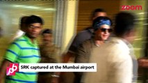 Shah Rukh Khan CAPTURED at the Mumbai Airport - Bollywood News