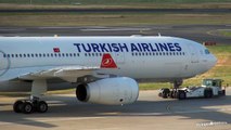 Turkish Airlines Airbus A330-300 Pushback   Takeoff | Berlin-Tegel (ATC)