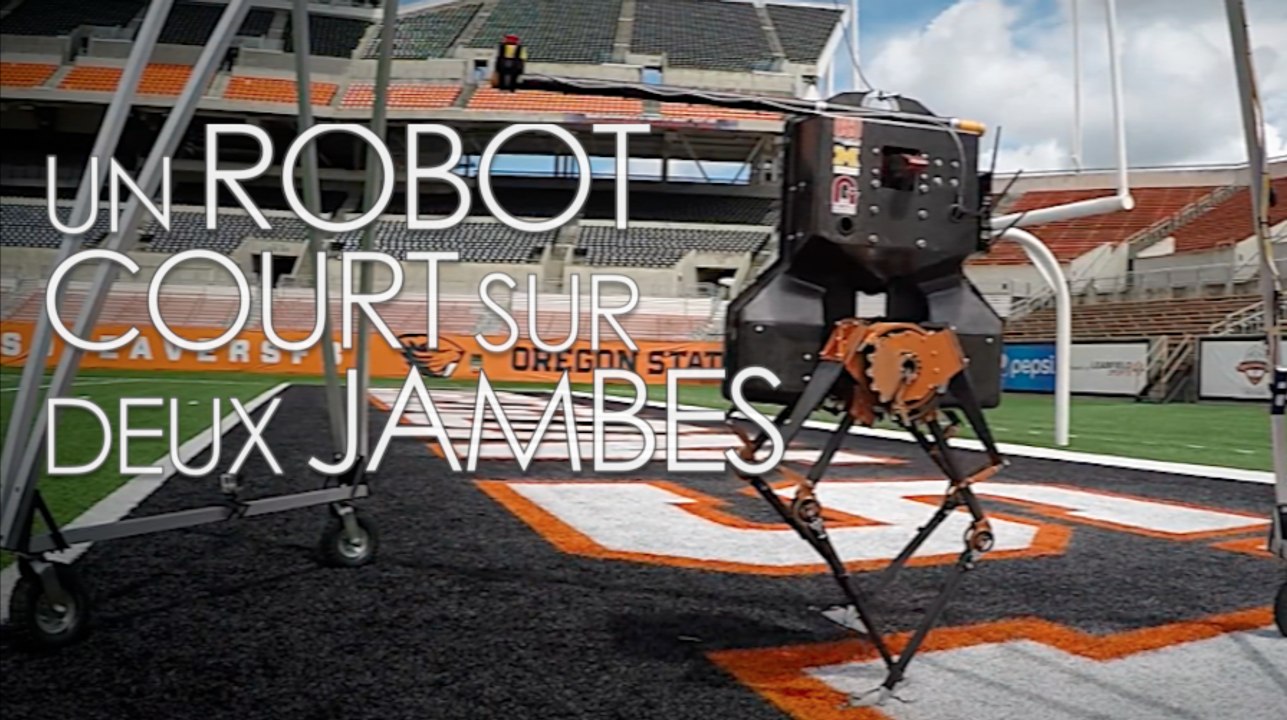 Atrias, un robot bipède qui court avec aisance presque partout