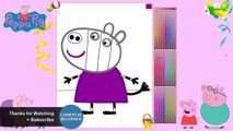 Peppa Pig Zoe Zebra Coloring Pages