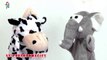Jack and Jill went up the hill Nursery Rhymes - Funny Cattle cow Elephant puppets children rhymes Kids rhymes