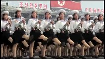 North Korea vs South Korea Marching Girls