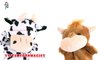 Johny Johny Yes Papa - Funny Cattle cow & Hippopotamus puppets children rhymes Learning English Kids Songs