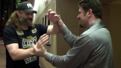 UFC Big Country Roy Nelson & Anderson Silva Wing Chun Kung Fu Chi Sao vs Wolfman! 1