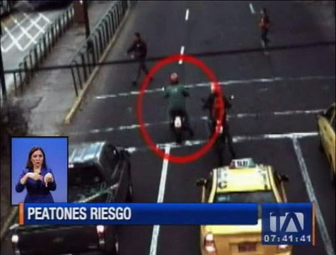 Conductores imprudentes ponen en riesgo a los peatones