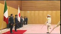 Giappone - Tokyo, Renzi arriva al Kantei (03.08.15)