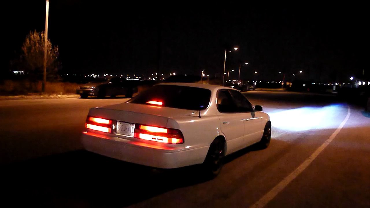 1992 TRD Supercharged Lexus ES300 Xforce Varex Exhaust fully open and fully close