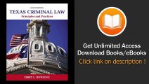 [Download PDF] Texas Criminal Law Principles and Practices