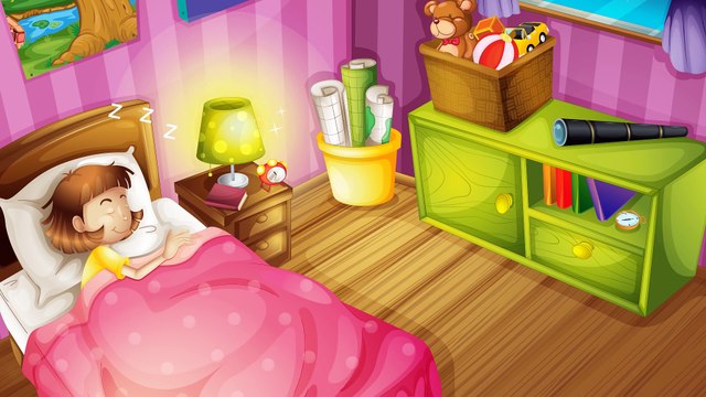 PIOSENKA- Śpiące Dzieci Księżyc i Budzik- Kołysanka - Baw się z nami