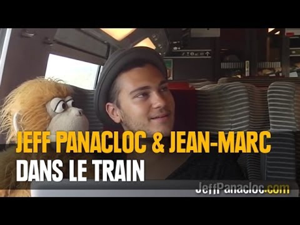 Jeff Panacloc et Jean-Marc dans le train