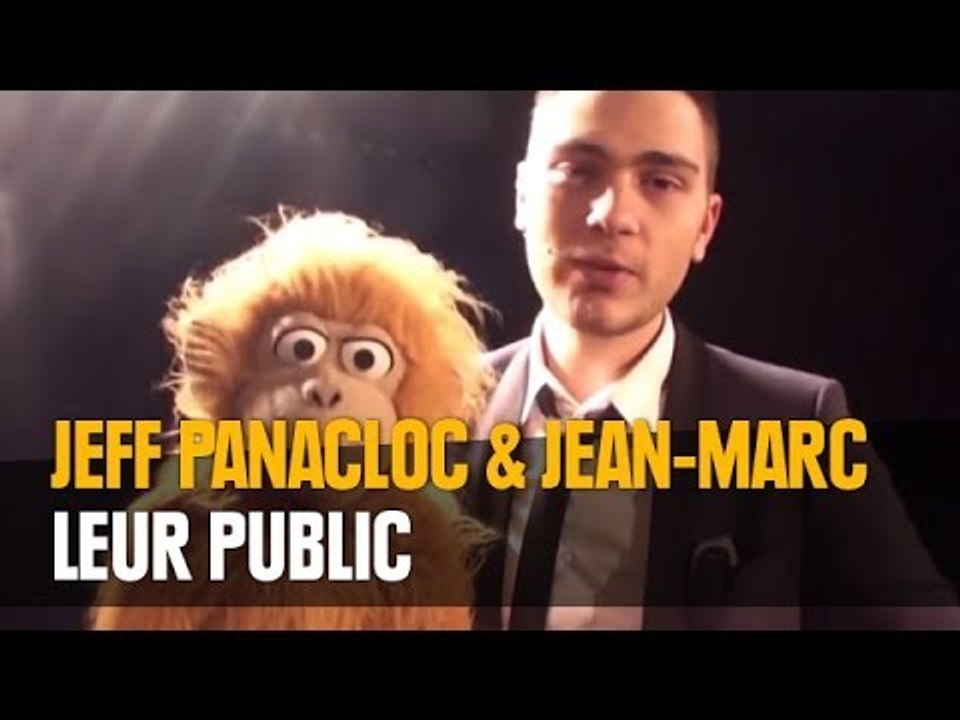 Jeff Panacloc et Jean-Marc et leur public