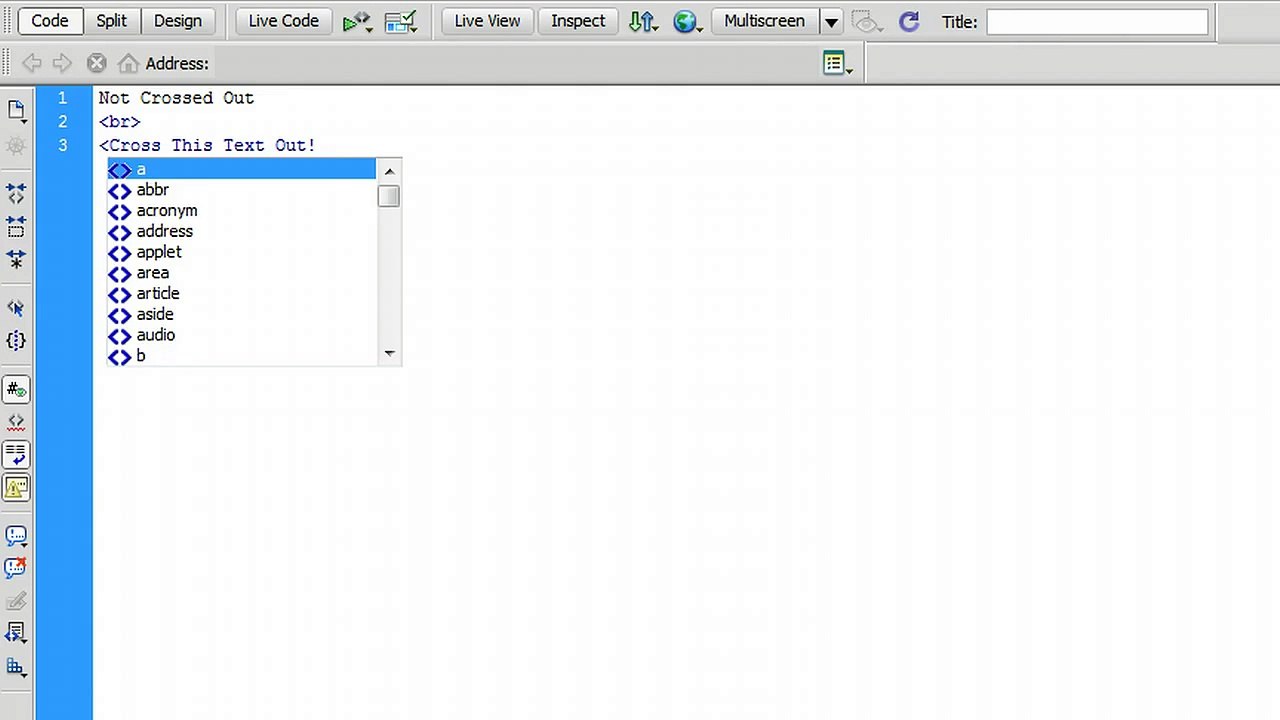 How To Cross Out Text In HTML [HD] - HTML Tutorials For Beginners