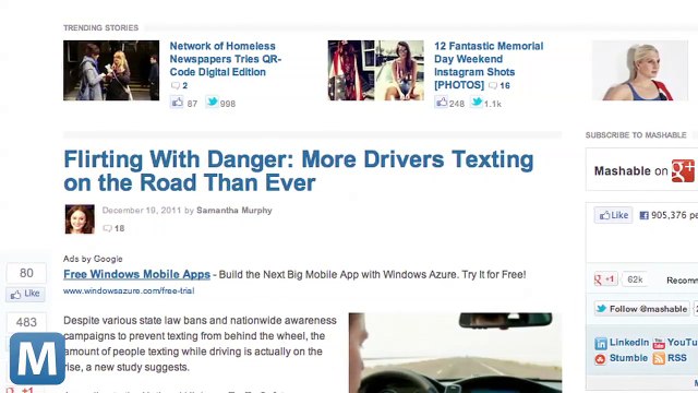 Teen Accused of Homicide for Texting While Driving on Day of Fatal Crash