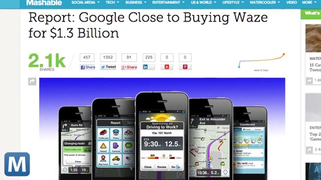 Google Set to Acquire Waze and Other News You Need to Know