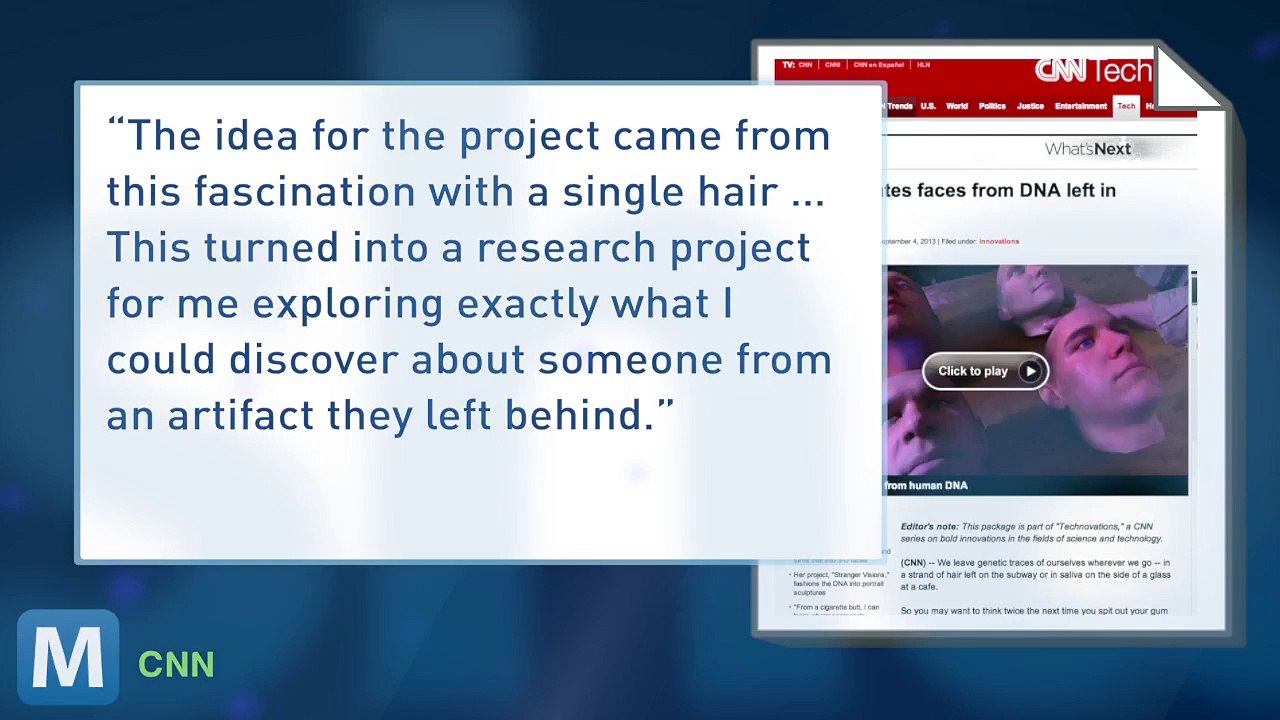 Artist Sculpts 3D ‘Mask’ Using a Stanger’s DNA Sample