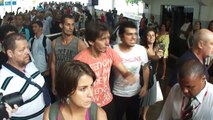 FILAS, ACIDENTES E ATRASOS, TUDO ISSO POR 4,50. Apoio da população ao protesto! 10/02/2012!