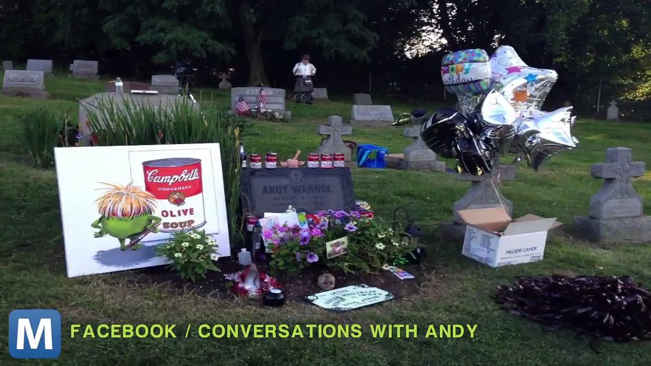 Andy Warhol Grave Streamed Online for 85th Birthday