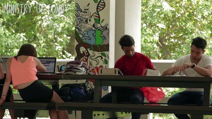 Students Studying PRANK in Singapore!!
