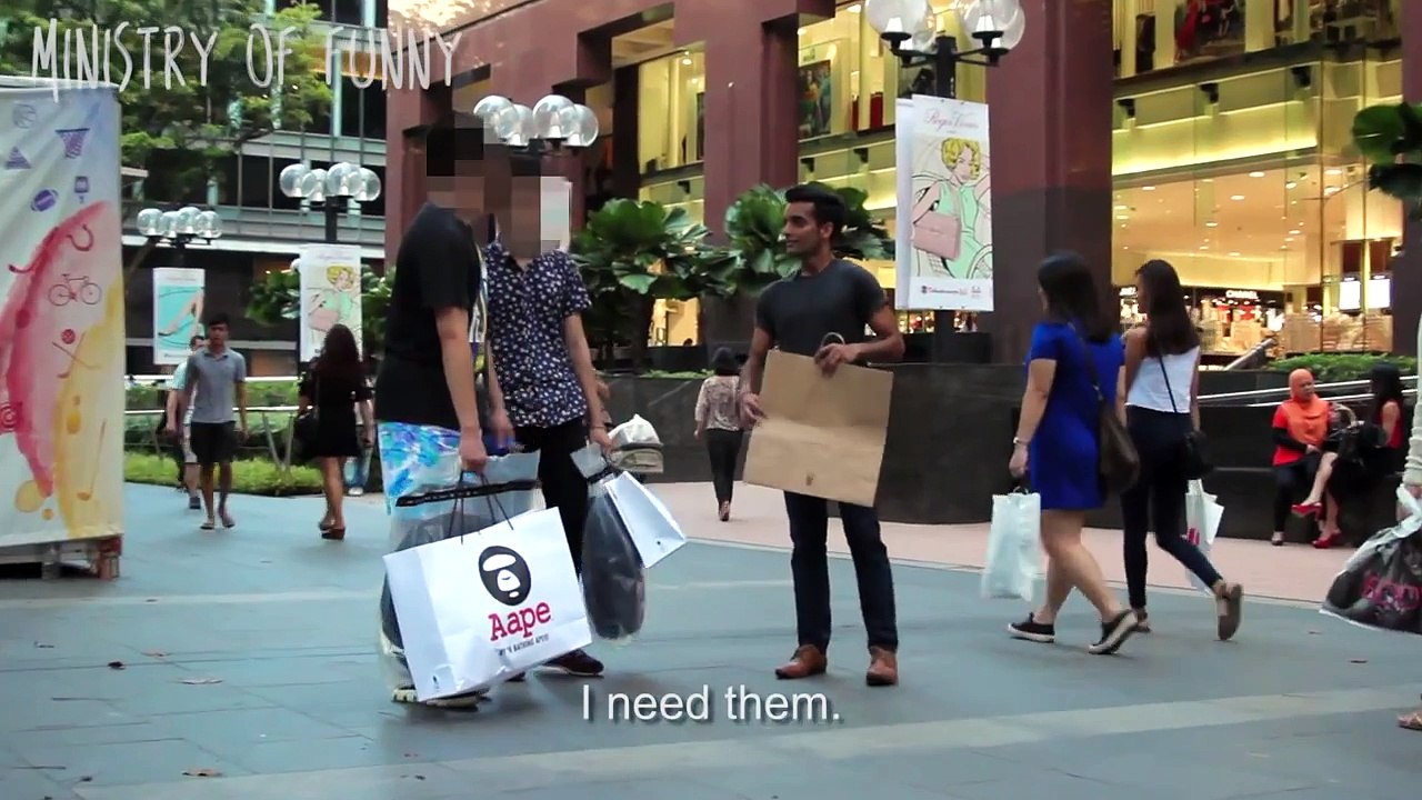 Would people swap branded shopping bags with a paper bag?