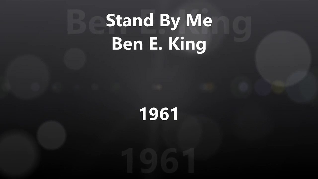 Lyrics~Stand By Me-Ben E. King