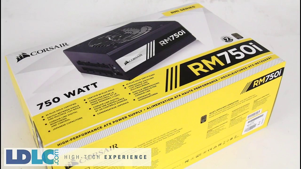 [Cowcot TV] Présentation alimentation Corsair RM750i