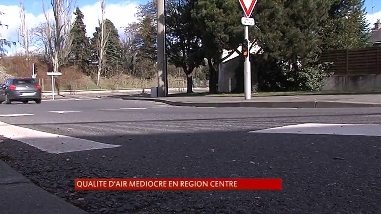 qualité d'air médiocre en Région Centre