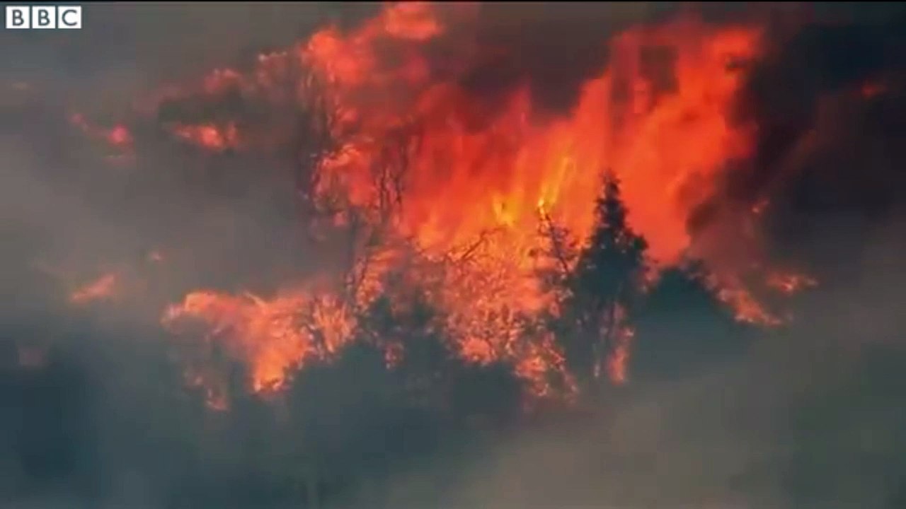 De violents incendies ravagent la Californie