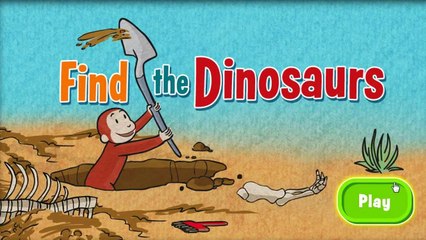 Curious George Find The Dinosaur- Cartoon Games For Kids