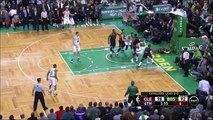 Lebron James' BIG BLOCK on Evan Turner-Celtics vs Cavaliers Game 3 of 2015 Playoffs First Round