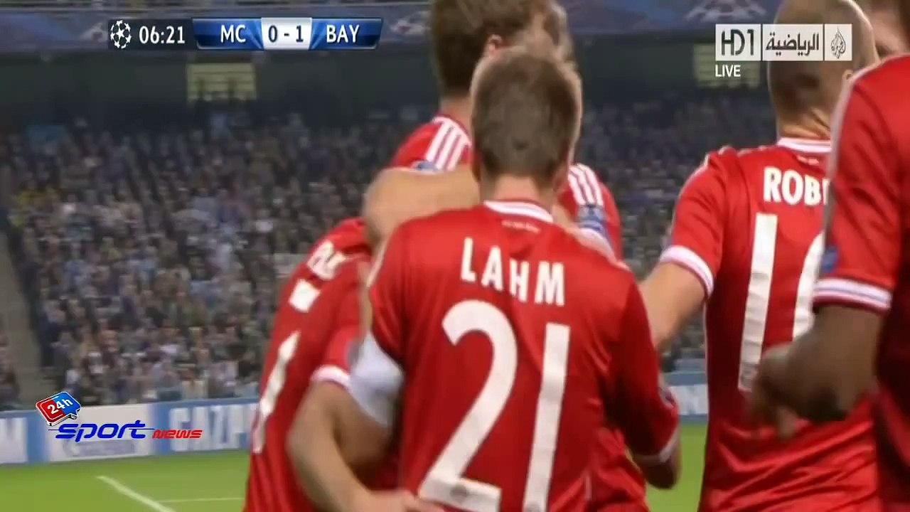 اهداف مباراة مانشستر سيتي 1-3 بايرن ميونخ دوري أبطال أوروبا (2013/10/2) تعليق فهد العتيبي [HD]