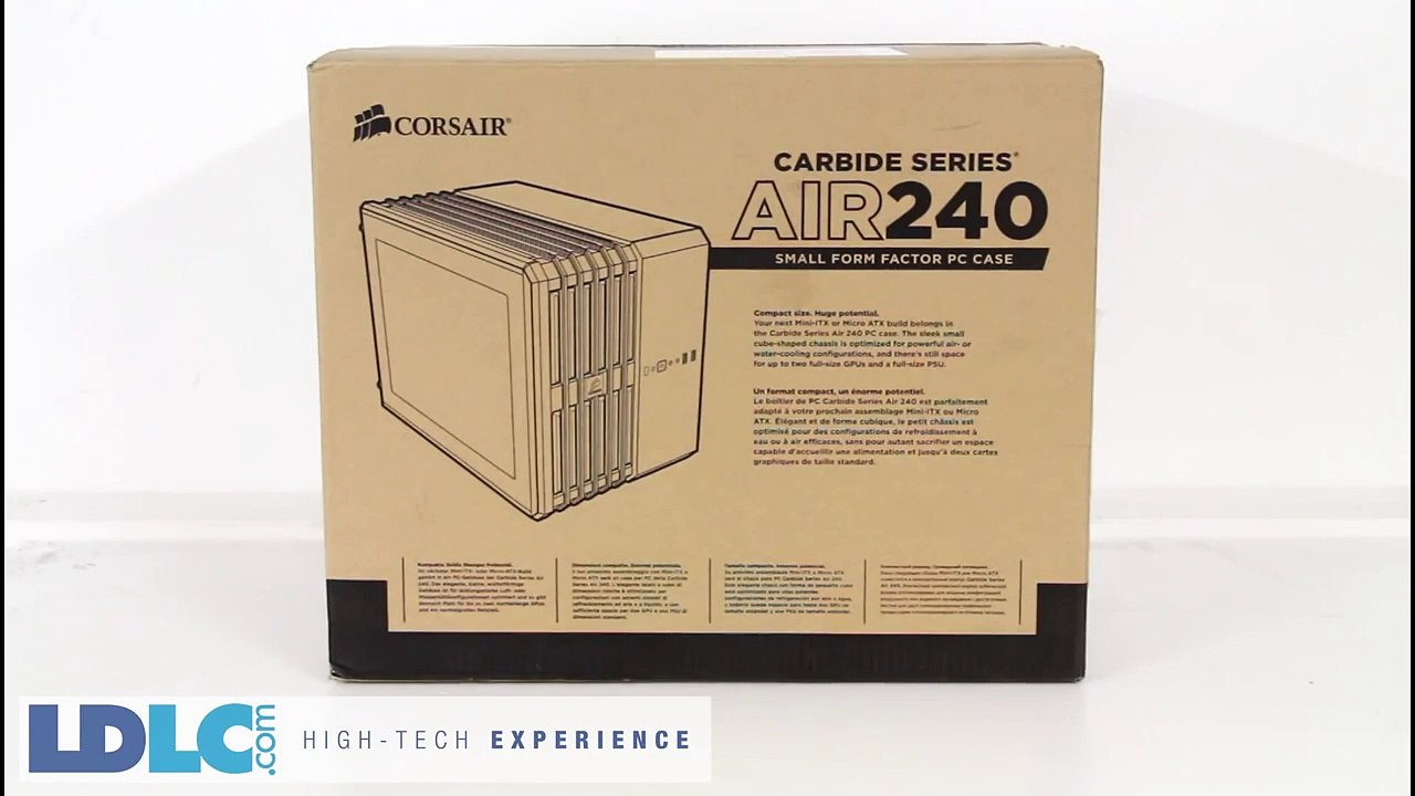 [Cowcot TV] Présentation boitier Corsair Carbide Air 240