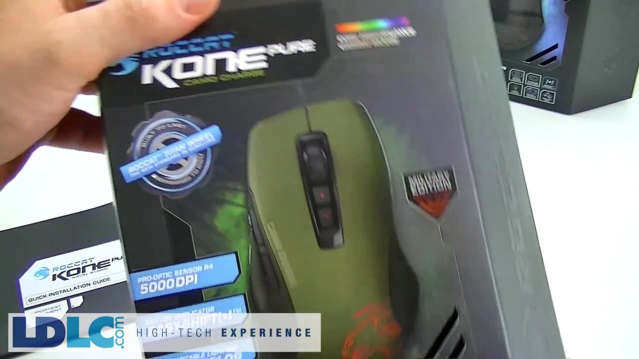 [Cowcot TV] Présentation souris Roccat Kone Pure Optical Military Edition