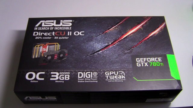 [Cowcot TV] Présentation Asus GTX 780 Ti DCU II