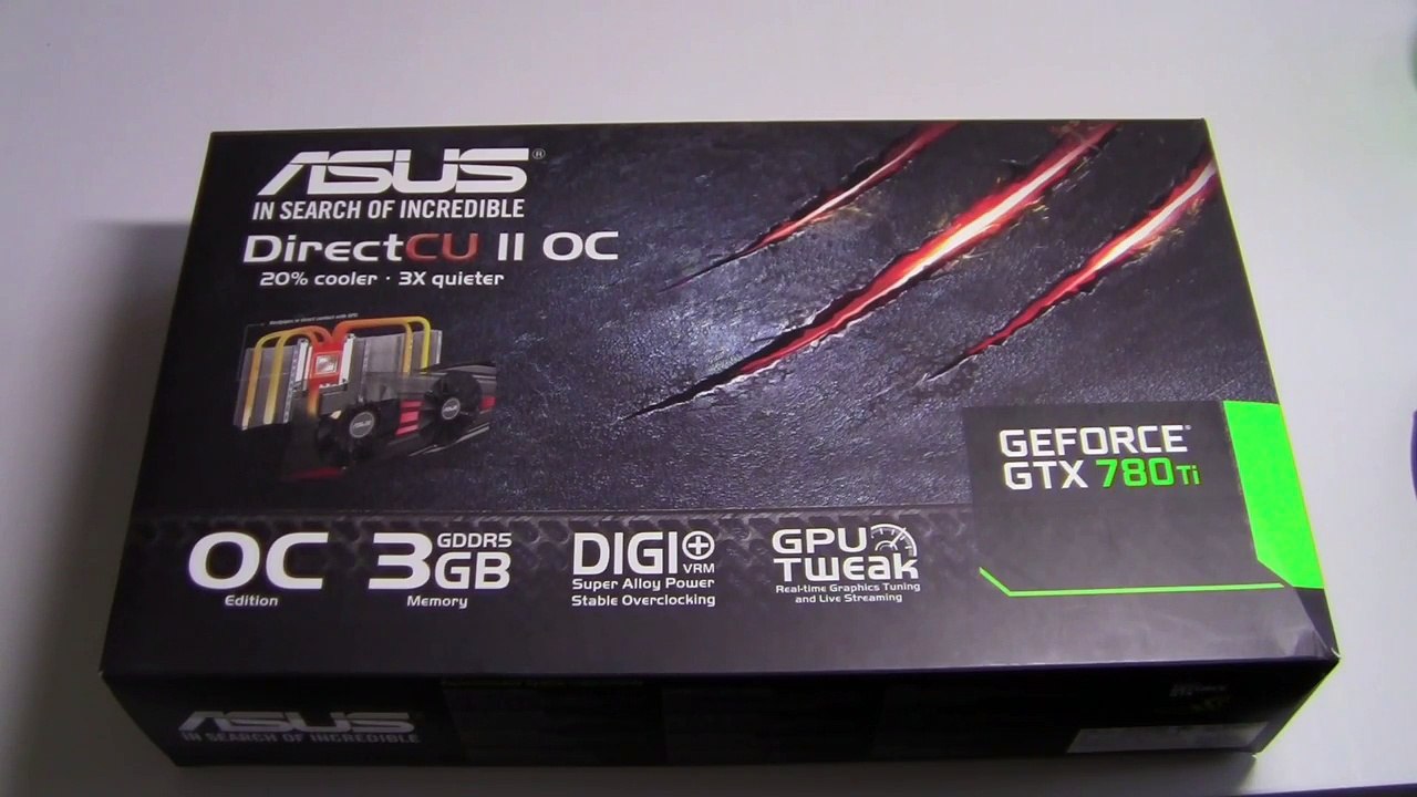 [Cowcot TV] Présentation Asus GTX 780 Ti DCU II