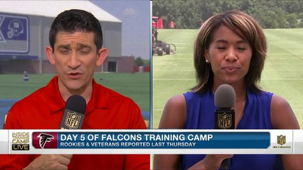 Beasley ok after taking first big training camp hit