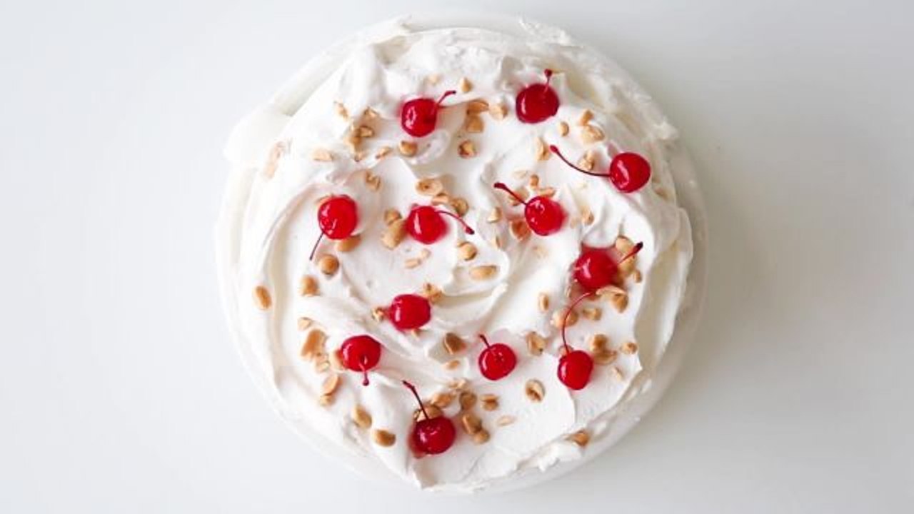 Banana Split Ice Cream Cake