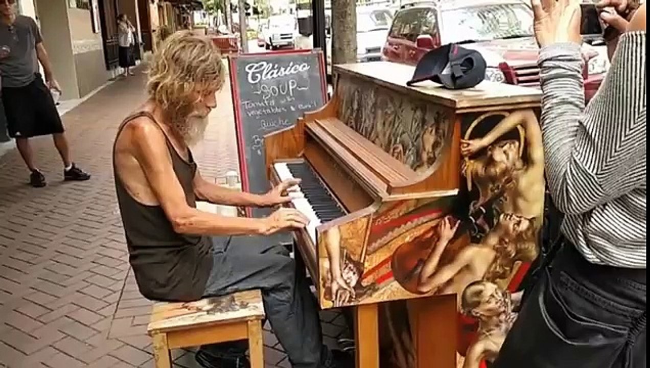 Donald Gould homeless pianist