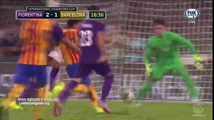 Fiorentina vs Barcelona 2-1 | All Goals Extended Highlights HD 02/08/2015