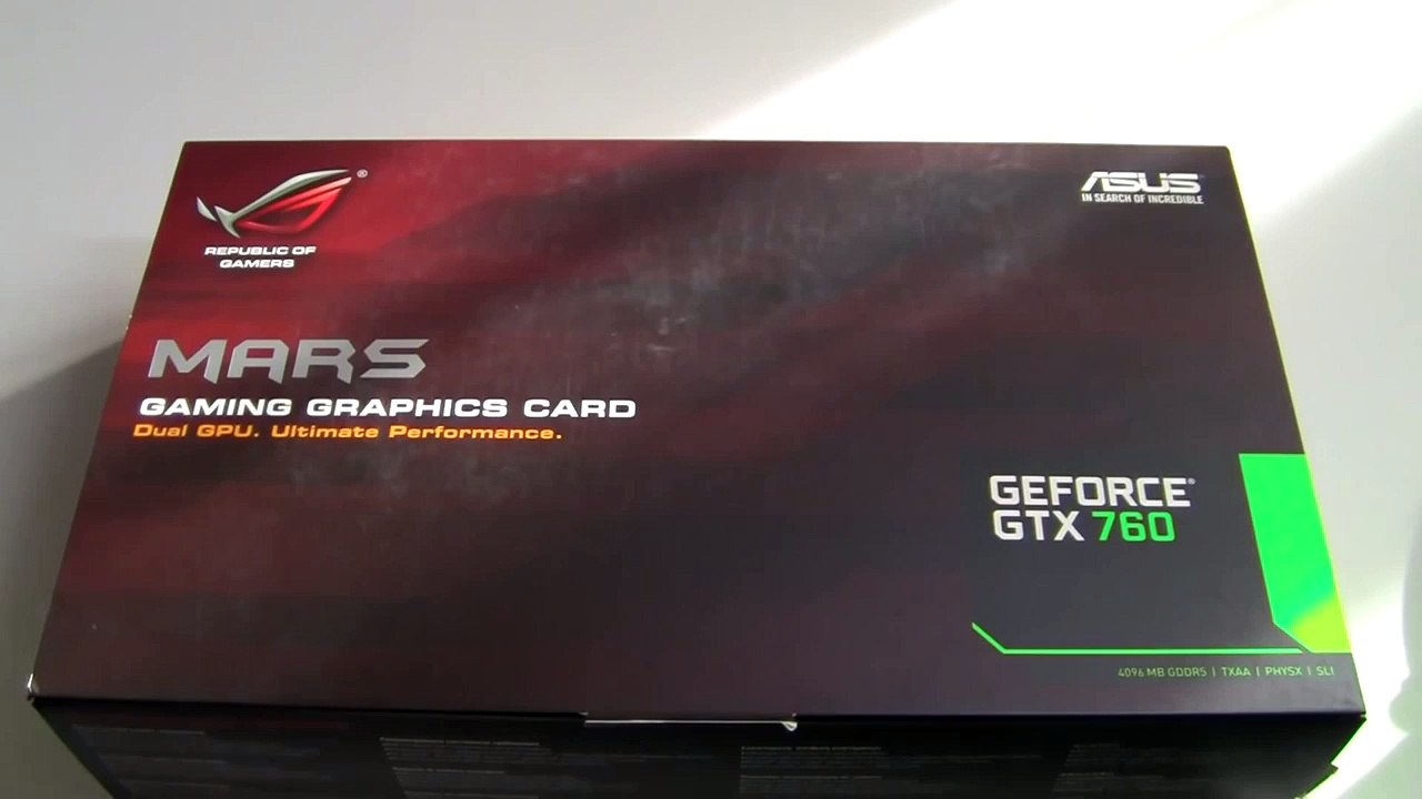 [Cowcot TV] Présentation carte graphique Asus Mars 760