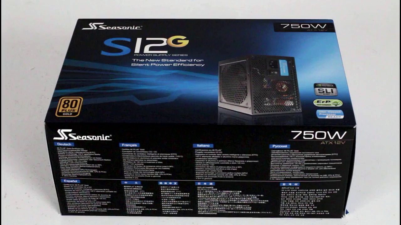 [Cowcot TV] Présentation alimentation Seasonic S12G 750 watts
