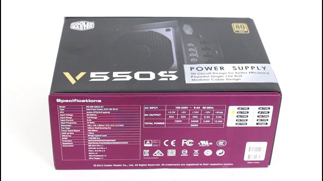[Cowcot TV] Présentation alimentation Cooler Master V550S