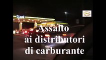 Assalto ai distributori di carburante - blocco Movimento dei Forconi - Palermo 17 gennaio 2012 -